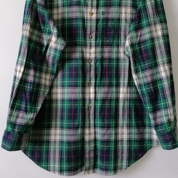 Brooks Brothers Mens Multicolor Long Sleeve Plaid Button Down Shirt Size L - Picture 3 of 8